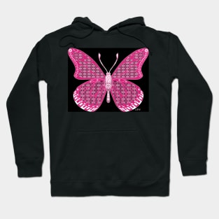 magic dust butterfly ecopop kawaii bug in mexican patterns Hoodie